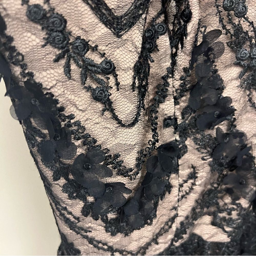 Dress the Population lace embellished maxi dress L - Picture 10 of 14
